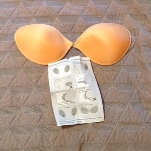 Strapless stick-on bra c cup